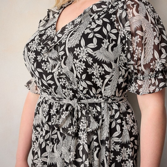 LC Lauren Conrad Floral Maxi Dress | NWT Size XL - Picture 5 of 9